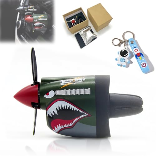 【Perfect Gift for Aviation and Car Enthusiasts】A unique combination of decoration and function, this P-40 warhawk air vent clip makes an ideal gift for pilots, aviation lovers, military collectors, and anyone passionate about distinctive, high-quality car accessories