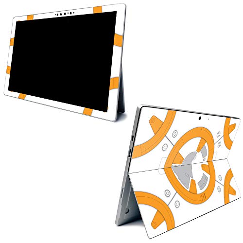Image of MightySkins Carbon Fiber Skin for Microsoft Surface Pro 7 - Baby Bot | Textured Carbon Fiber Finish | Easy to Apply, Remove, and Change Styles | Made in The USA