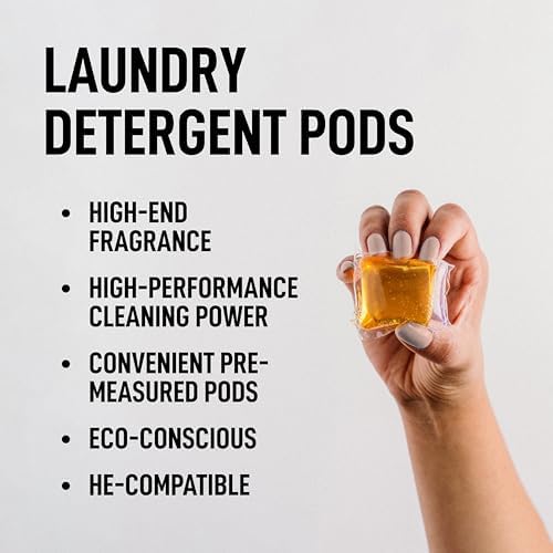 Laundry Sauce - Pods & Scent Booster Bundle (Himalayan Cashmere), Dye Free - 2