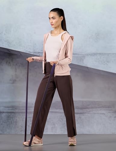 Image of BlissClub AM:PM Cotton Wide Leg Pants - Lite, Cotton Pants, Wide Waistband, Slit at Hem, Side Pockets, Regular (for Women Upto 5'4 ft)