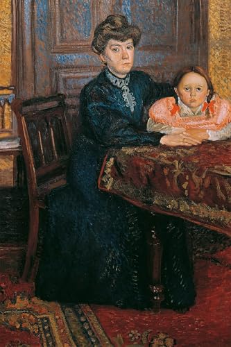 Posters et Art d'Artiste Peintre Richard Gerstl Femme à l'enfant Mathilde Toile de Qualité
