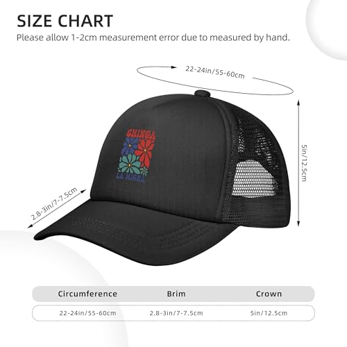 Gorra Trucker Vetrova Chinga La Migra Negra miniatura 4