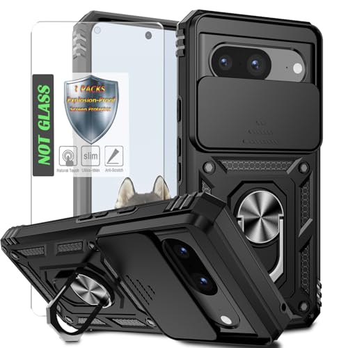 Coque Pixel 8 robuste antichoc pour éviter les rayures d'objectif