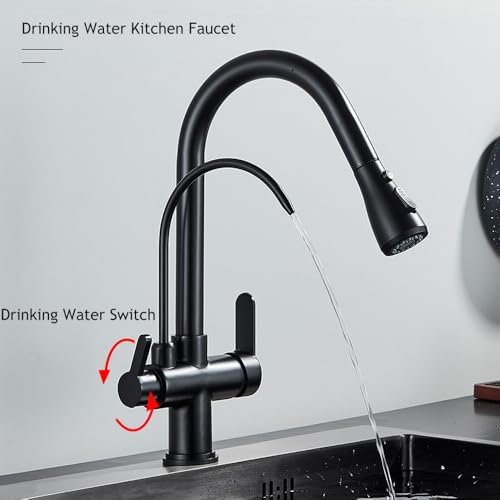 Robinet mitigeur extractible pour éliminer les impuretés de l'eau en cuisine - 5