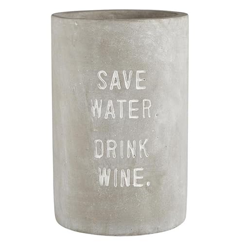Santa Barbara Design Studio Wine Chiller Cement Holder for Wines, 8.5