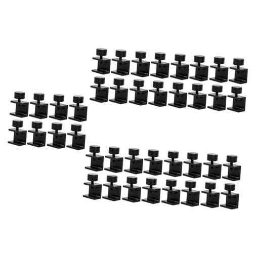 PartyKindom 40pcs Hot Bed Glass Clamp Adjustable for Glass Panel Fixation Printing Fixation Clamps for Printer Use