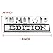 CARRUN, 2 Pcs Trump Edition Emblem Car Metal Badge 3D Decal Sticker Fit for F150 F250 F350 Silverdo 1500 2500 Sierra GMC Chevy Car Truck SUV (Silver Black), CR2TP