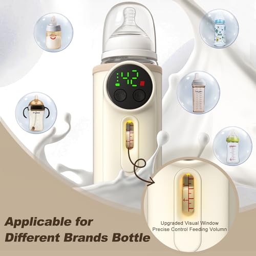 Chauffe-biberon portable avec contrôle du volume de lait et charge rapide - 6