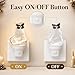 Christmas Ski Boots Ice Skate Plug in Night Light, Glitter Water Nightlight with USB Cord, Swirling Glitter LED Holiday Decor for Bedroom Kitchen Nursery Hallway Bathroom Home, Gifts for Kids Adults