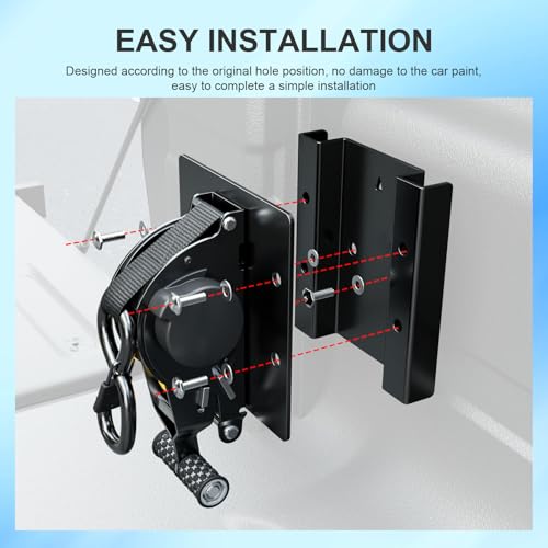 SZYANG Retractable Ratchet Straps Compatible with 2022-2026 Nissan Frontier by SZYANG - Used condition - Image 7