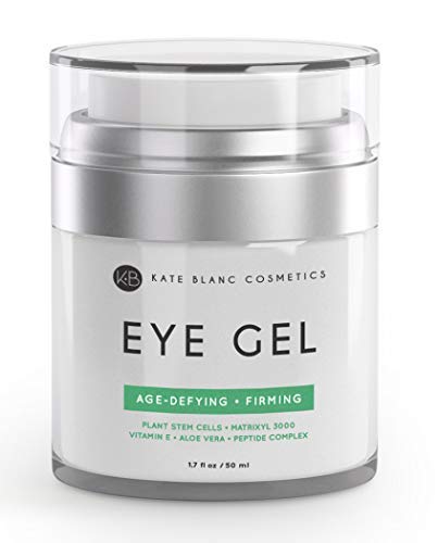 Eye Gel for Dark Circles by Kate Blanc. Reduce Appearance of Puffiness, Wrinkles, Crow's Feet and Bags. Effective Age-Defying Gel for Under and Around Eyes