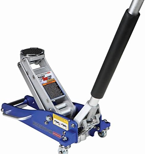 Jack Floor 1.5 Ton 3000 Lb Car Lift Low Profile Rapid Pump Lift Aluminum Racing Car