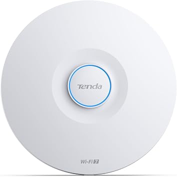 Tenda BE5010 WiFi 7 Wireless Access Point | Ceiling Mount Access Point for Future-Proof Business Network | 2.5G PoE+ Port | DC Adapter Included | Cloud Managed | WPA3 | VLAN | Seamless Roaming i36