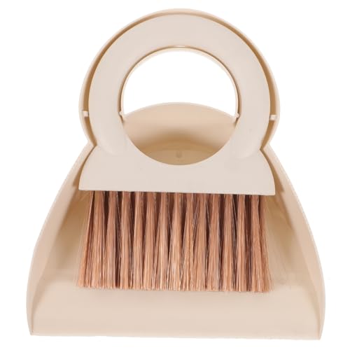 GOOHOCHY Tabletop Mini Broom Dustpan Cleaning Set Dustpan Brush for Keyboard Home Office Accessory