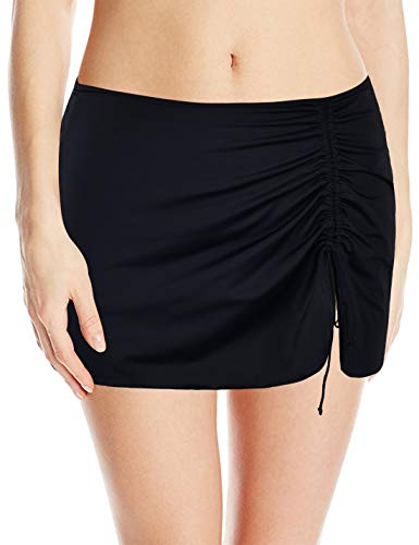 Septangle Damen Baderock mit integriertem Badeslip Schwimmrock?schwarz EU 48