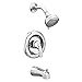 Moen 82603 Tub & Shower Adler 1-Handle 4-Spray Tub and Shower Faucet with Valve in Chrome