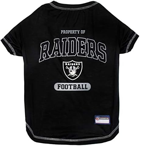Pets First Oakland Raiders T-Shirt, Small