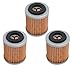 KN142 Oil Filter fit for Yamaha YFM350 YFP350 YFM350X Warrior YFM350FW YFM400 Big Bear Wolverine YZ426F YZ250 YZ400F Replace HF142 KN142 Pack of 3