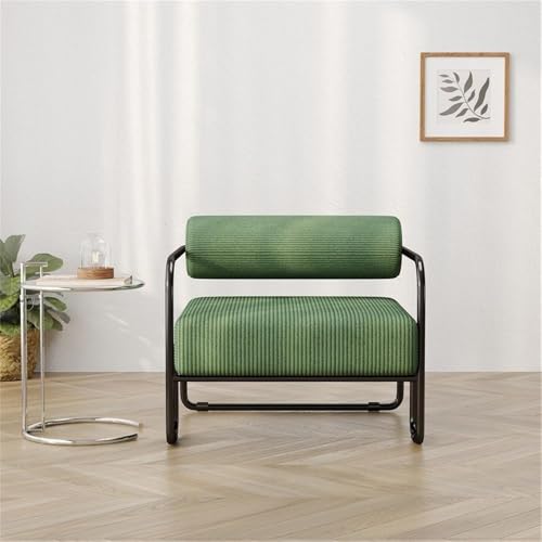 Sillón Curvo Tela Verde Menta miniatura 6