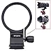 74.5mm Tripod Mount Ring Lens Collar Compatible with Canon RF 28-70mm f/2L USM, Lens Support Holder Bracket Bottom is Arca-Swiss Fit Quick Release Plate Dovetail Groove