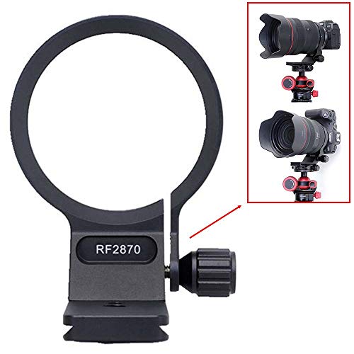 Collier de trépied 74.5 mm en aluminium usiné pour objectif Canon RF 28-70 mm f/2L USM