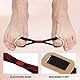 Rosenice Hallux Valgus Korrektur, Zehenspreizer, Hallux Valgus Schiene zur Schmerzlinderung, Toe Separator für Damen & Herren, Zehenschutz Großer zeh Geeignet für Ballen