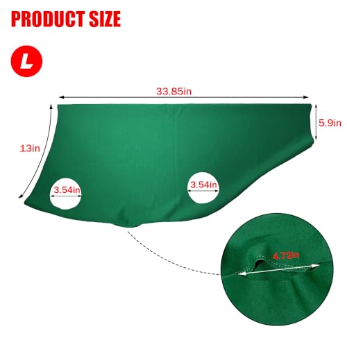 FUZIDDN Dark Green Spandex Goat Tube - Professional Show Goat Blanket for 4-H & FFA Livestock Competitions - Breathable Fleece Protector & Conditioning Cover for Large Goats (Dark Green, Large) by Fuziddn - Image 3
