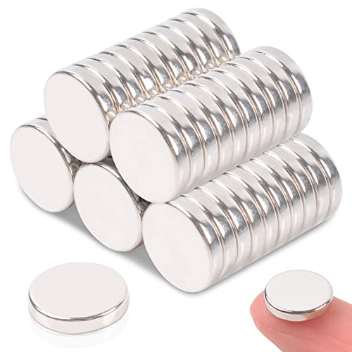 50 Pièces Aimants Puissants 10x3mm - Mini Aimants Néodyme Pour Frigo, Tableau Blanc Et Projets Créatifs