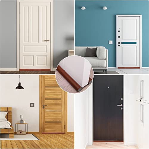 Tochtstrip voor deuren, 96 cm, deurafdichting, tochtstopper met dubbele afdichting, deurafdichting om verwarmingskosten te besparen, deurtochtstopper, windstopper voor deuren - Image 7