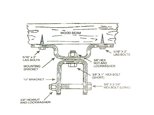 Maxxmma Wood Beam Heavy Bag Hanger - 360 Degree Swivel #TOP2
