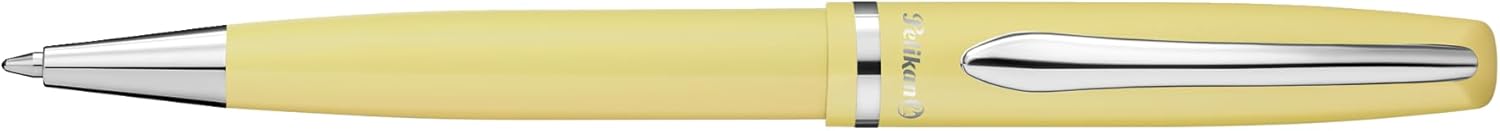 Pelikan Jazz Pastel Ballpoint Pen with Medium Point, Blue Ink Refill, Limelight, Boxed, 1 Each (812672)