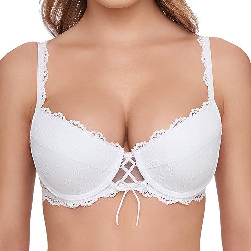Preisvergleich Produktbild Susa Damen 7667 BH, Blickdicht, Weiß (003), 90D