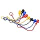 Hsthe Sea 4 Paar hydraulische Schnellkupplungen, männliche Staubkappe und weibliche Steckerabdeckung, PVC-Gummi-Staubstecker mit Sicherungsring (3/8)