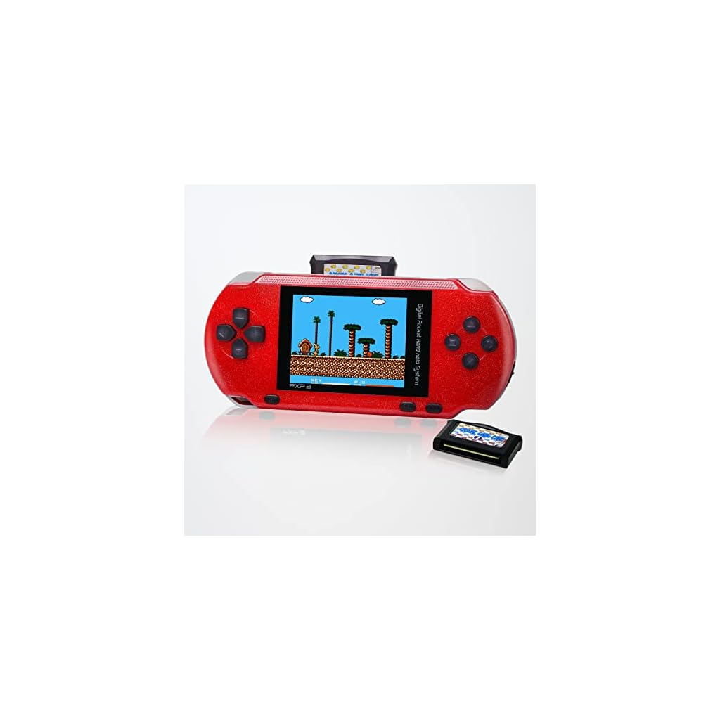 Handheld-Game-Console-for-Kids-Retro-Game-Console-Adults-Large-Screen-Built-in-288-HD-Electronic-Games-Portable-Video-Support-Connecting-TV-with-Battery-2-Game-Cartridges-for-Birthday-Gift