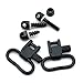 GGYOU Metal 1 inch Sling Swivels with Screws 2 Point Sling Attachment Clip