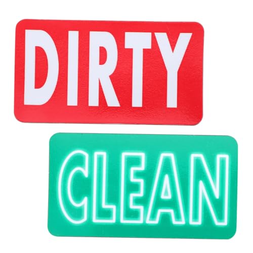 Gatuida Geschirrspüler Magnetischer Reinigungshinweis Doppelseitiger Spülmaschinen Magnet Sauber schmutzig Anzeige Flexibel Langlebig für Haushaltsküche