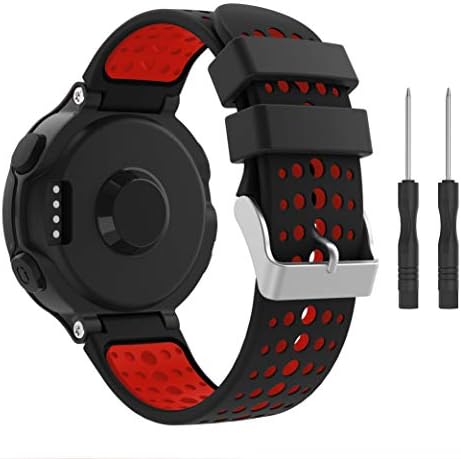 TOPsic Compatible Garmin Forerunner 235 Strap, Soft Silicone Sport Band Special Camouflage Design Replacement Watch Wristband for Garmin Forerunner 235/220 / 230/620 / 630/735 Smart Watch