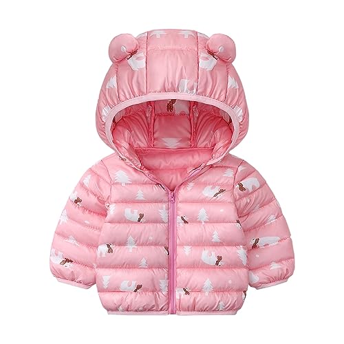 Toddler Winter Coats Lightweight Puffer Jacket for Baby Infant, Cute Warm Kids Toddler Light Puffer Down Jacket
