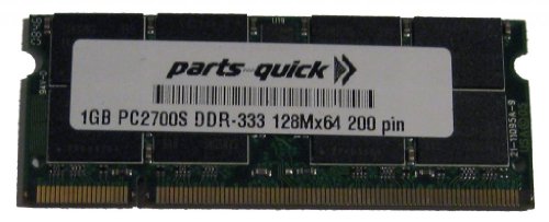 parts-quick 1GB Memory for HP Pavilion Notebook dv5010nr DDR PC2700 200 pin 333MHz SO-DIMM Laptop RAM Upgrade