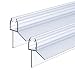 Produktbild IMPTS 2 Stück dichtung dusche, Dichtungen für 5mm 6mm Duschwand Glastür Glasdicke, Ersatzdichtung Duschkabine Wasserabweiser Duschdichtung Schwallschutz Dichtkeder - Transparent