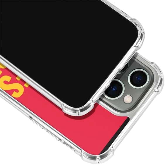 Skinit Clear Phone Case Compatible with iPhone 14 Pro - Officially Licensed NFL Kansas City Chiefs Team Motto Design