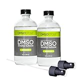 DMSO Liquid 99.95% Pure – 8 oz Glass Bottle with Mister Sprayer – Non‑Diluted, Low Odor Dimethyl Sulfoxide (2 Pack)