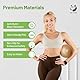 Slim Panda Gymnastikball Klein, 23 cm Pilates Ball mit Aufblasbarem Strohhalm, Soft Yoga Ball für Senioren Therapie, Hause, Fitness, Balance TrainingRoségold
