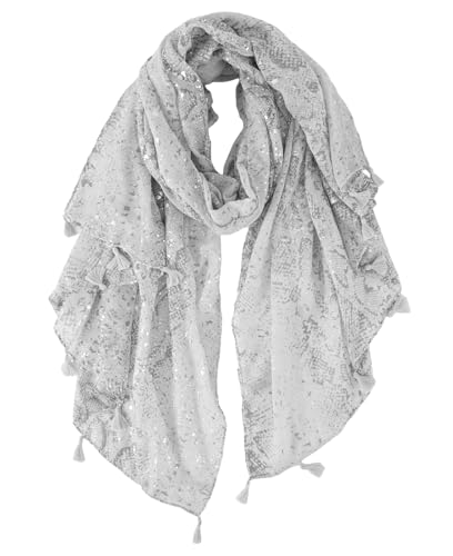 Image of GERINLY Scarfs for Women Lightweight Cotton Feel Scarves Floral Birds Print