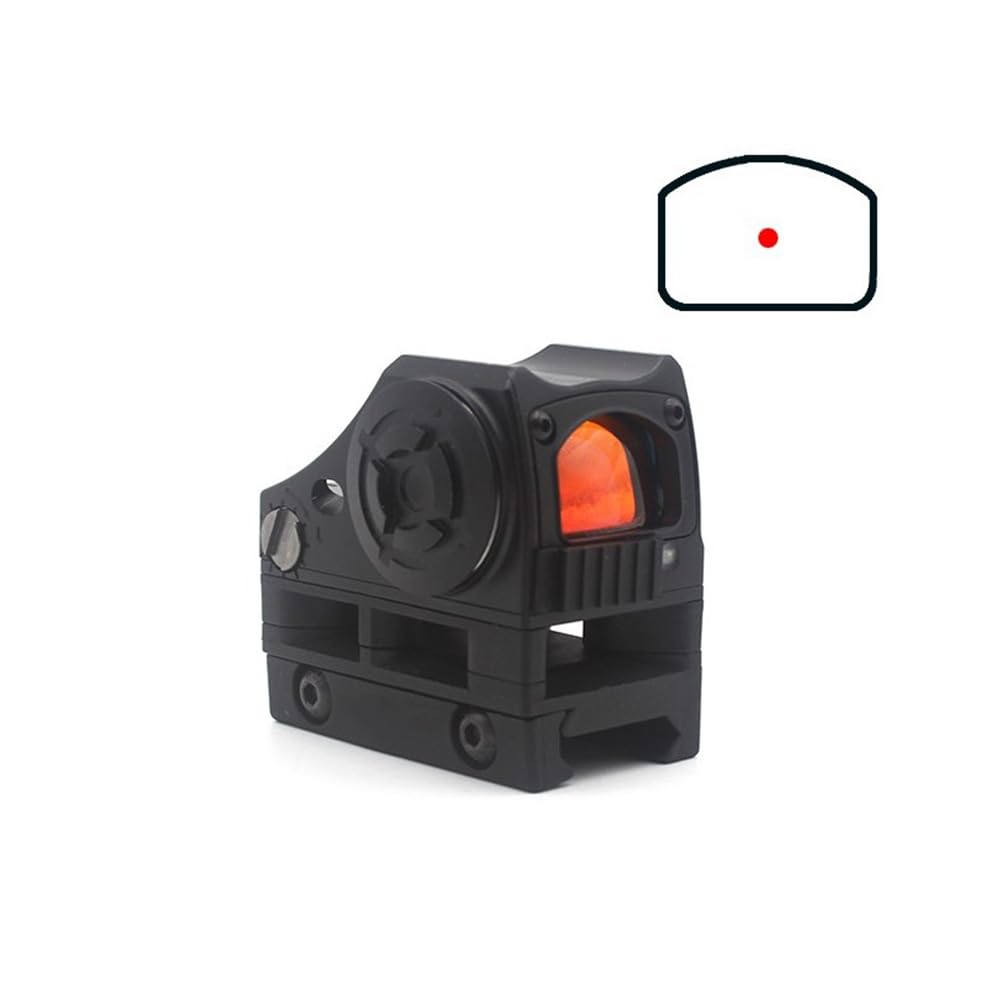 Mini mira de punto rojo para pistolas, óptica deportiva de rango cercano con retícula 3MOA, diseño compacto y ligero