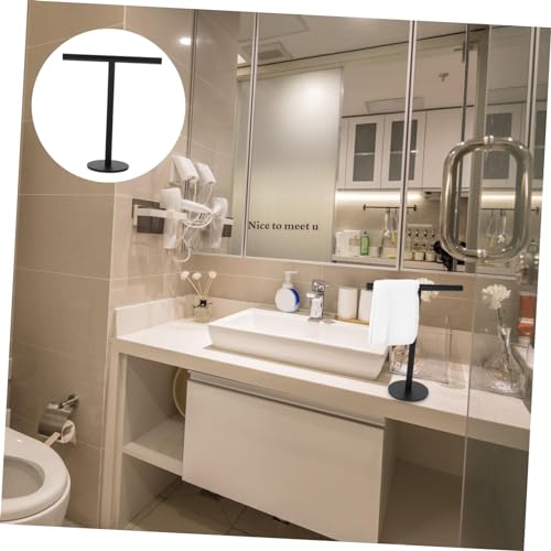 Porte-serviettes acier inoxydable près lavabo pour une routine fluide