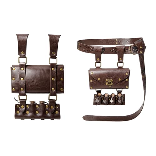 Flacons de potion avec ceinture en simili cuir pour ranger vos affaires - 6