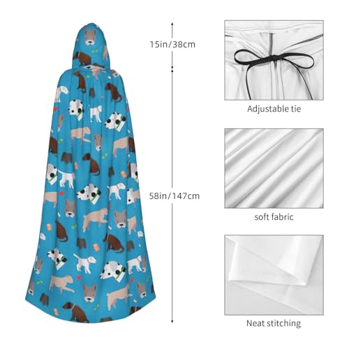 Capas de fiesta con capucha envolvente y estampado resistente para disfraces 5