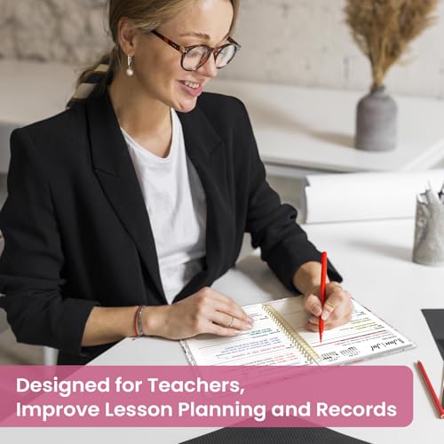Planner 2026-2027, Academic Year Monthly and Weekly Calendar Planner, Jul 2026 - Jun 2027, Hardcover Teacher Student Planning Agenda book with Tabs, Perfect for School Office Supplies, 6.3" x 8.5" - Songbird Bloom - Image 7