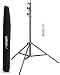 Produktbild Walimex pro AIR 290 Deluxe Lampenstativ 290 cm - Lichtstativ mit Luftfederung Höhe max 290 cm, 7 kg Traglast, stabil und vielseitig, Aluminium, Leuchtenstativ für Fotografie Studio Outdoor, Schwarz